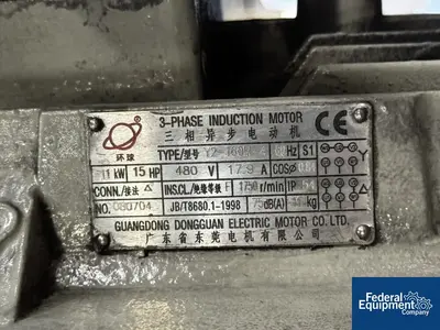 USED Guangzhou Hongyun Machinery 100 Liter Guangzhou Hongyun Machinery Double Planetary Mixer, Model HY-DLH100L, S/S