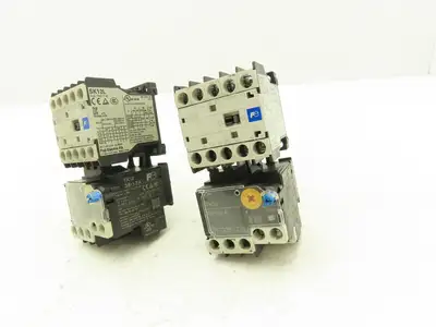 Fuji SK12L Motor Starter Contactor 5.5kW 600V & Overload 0.8-1.2A Lot of 2