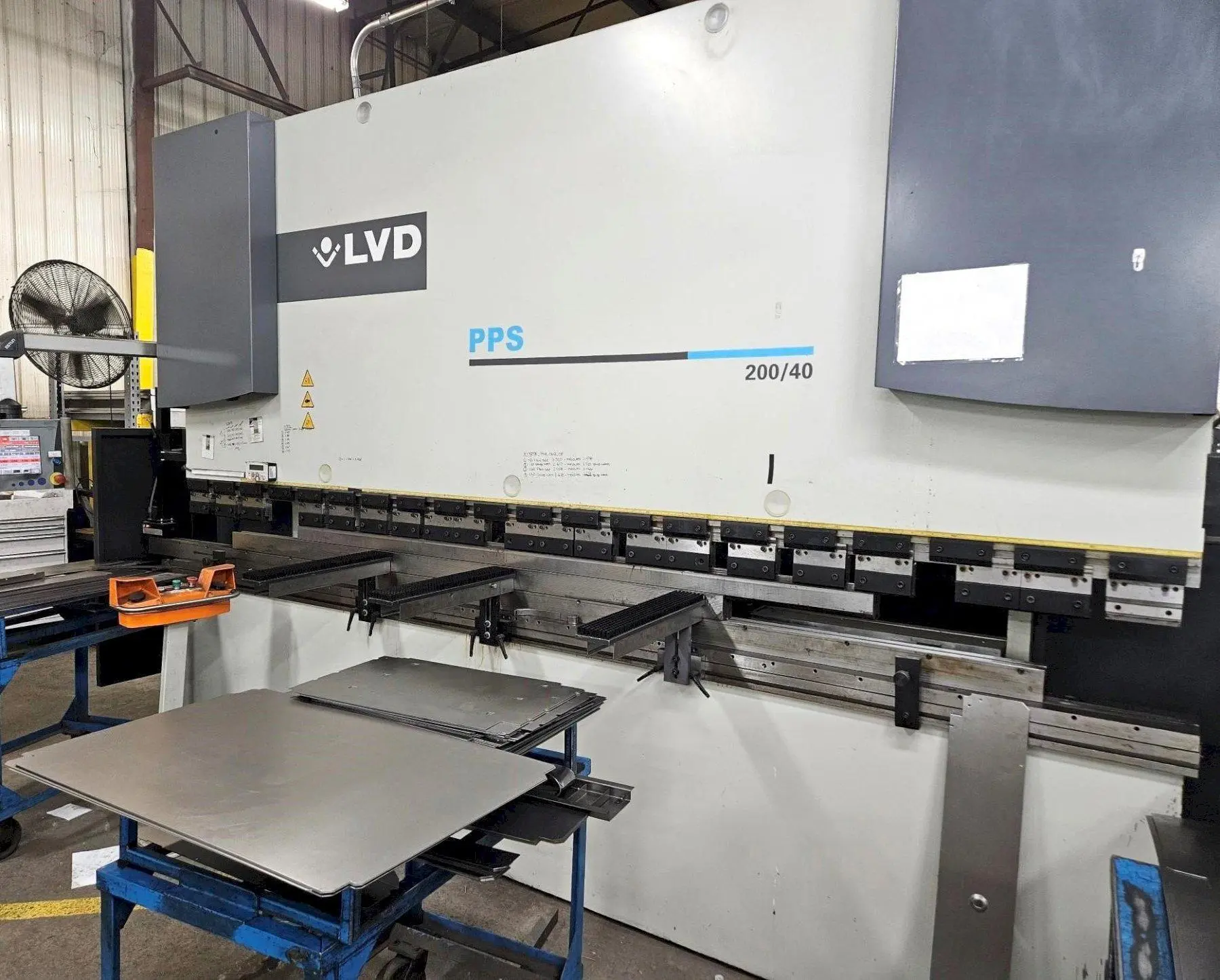 220 TON x 157" LVD STRIPPIT PPS 220/40 CNC HYDRAULIC PRESS BRAKE