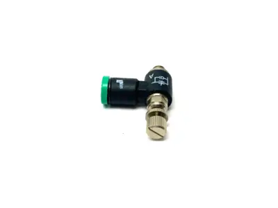 USED PARKER MINIATURE FLOW-CONTROL FITTING 10-32 THREAD 5/32" TUBE