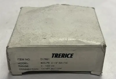 New | in-Stock TRERICE D17621 Universal Pressure Meters Ohio US | Surplus Asset Holdings #1226247