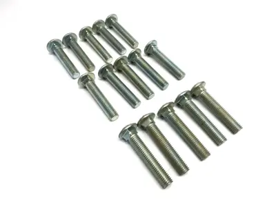 5/8"-11 x 3-1/2" Carriage Bolts Grade 2 LOT OF 15 SHELFWARE - New Other