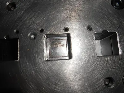 7399-390 Die Set Makes a SquarePendant with “Birth Certificate” Stamp