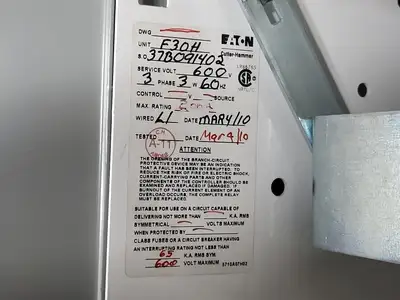 USED EATON KDC3400FS