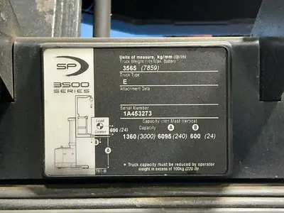 Used CROWN SP352030 Electric Lifters Ohio US | HGR 24 #1446261