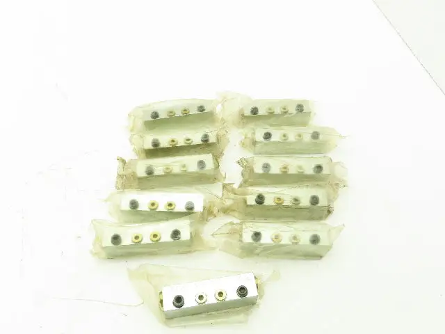 Lincoln MR-10S Lubricator Divider Valve Block 10S  LOT OF 11