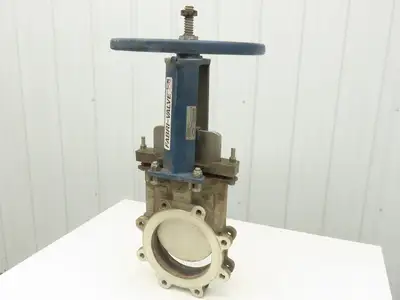 ITT Fabri-Valve C67R304  8" Stainless Knife Gate Valve Rising Stem 150 CWP
