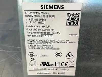 Used SIEMENS 6EP19356MD11 Batteries Ohio US | HGR 24 #1520852