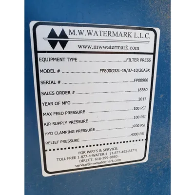 USED M. W. WATERMARK FP800G32L-19/37-10/20ASX