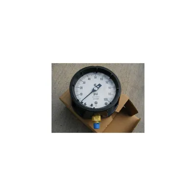 100 PSI Pressure Gauge Ametek 4 1/2" Diameter