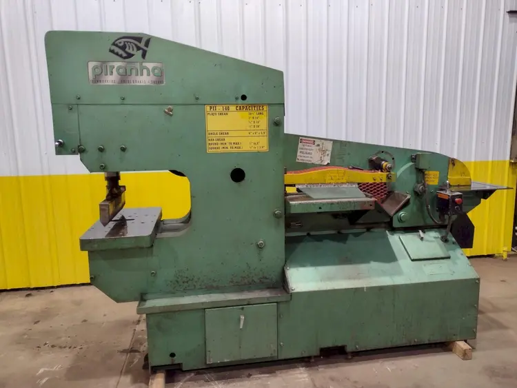 Used PIRANHA PII-140 Ironworkers Ohio US | Yoder Brothers machinery 24 #89925