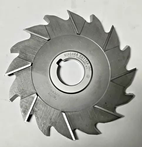 Niagara Milling Cutter 6 x 3/8 HIGH SPEED STEEL HSS resharpened 1-1/4 Arbor Hole