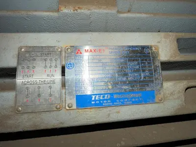 USED TECO-WESTINGHOUSE 125HP