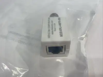 New | in-Stock Mencom Ethernet, Receptacle, M12 4 Pole D-Coded Male to RJ45 Electrical Fittings Michigan US | Maverick Industrial Sales #1395152