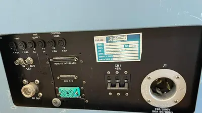 RF PLASMA PRODUCTS MODEL. RF-50 LINE 208VAC 50-60 Hz