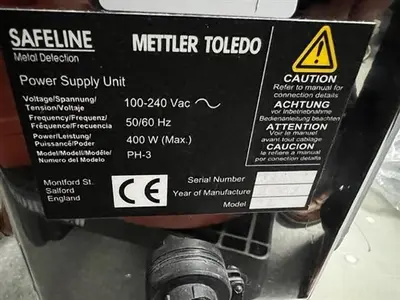 Mettler Toledo Safeline model PRO25 stainless steel metal detector for tablets
