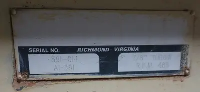 USED NEWCOMBE ENTERPRISES SERIAL #581-014A1381