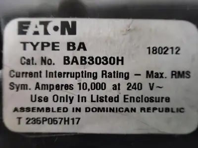 USED EATON BAB3030H