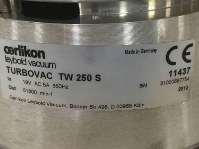 USED LEYBOLD TW250 S