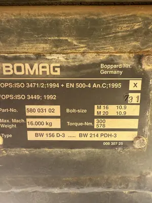 Used 2006 BOMAG 177 PDH-3 Single Drum Rollers Texas US | Proxy Equipment #1385218
