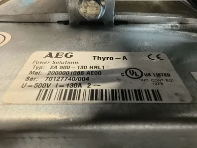 AEG THYRO-A 2A 500-130 HRL1 PLC Power Supplies | ESS Industrial Equipment Sales (6)