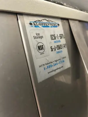 7-0043 Scotsman Ice Machine with Bin