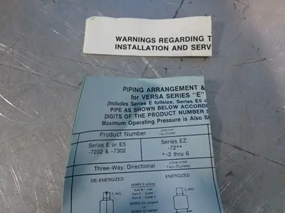 New | in-Stock VERSA ESM330146CGMNWE14A120 Solenoid Valves Ohio US | HGR 24 #864317