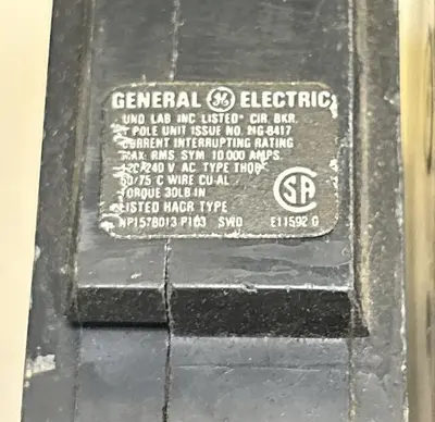 Used GE THQB120 Switchgears Ohio US | Surplus Asset Holdings #1184841