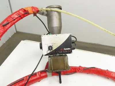 Dynatec Dynafill ADS1 Hot Melt Glue Vacuum Wand Suction Feeder Injection Molding