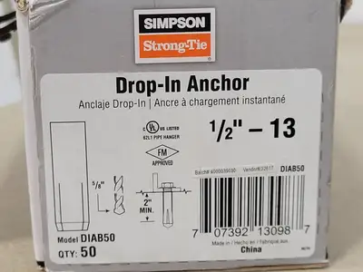 USED SIMPSON STRONG-TIE DIAB50