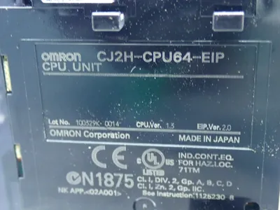 USED OMRON CJ2HCPU64EIP