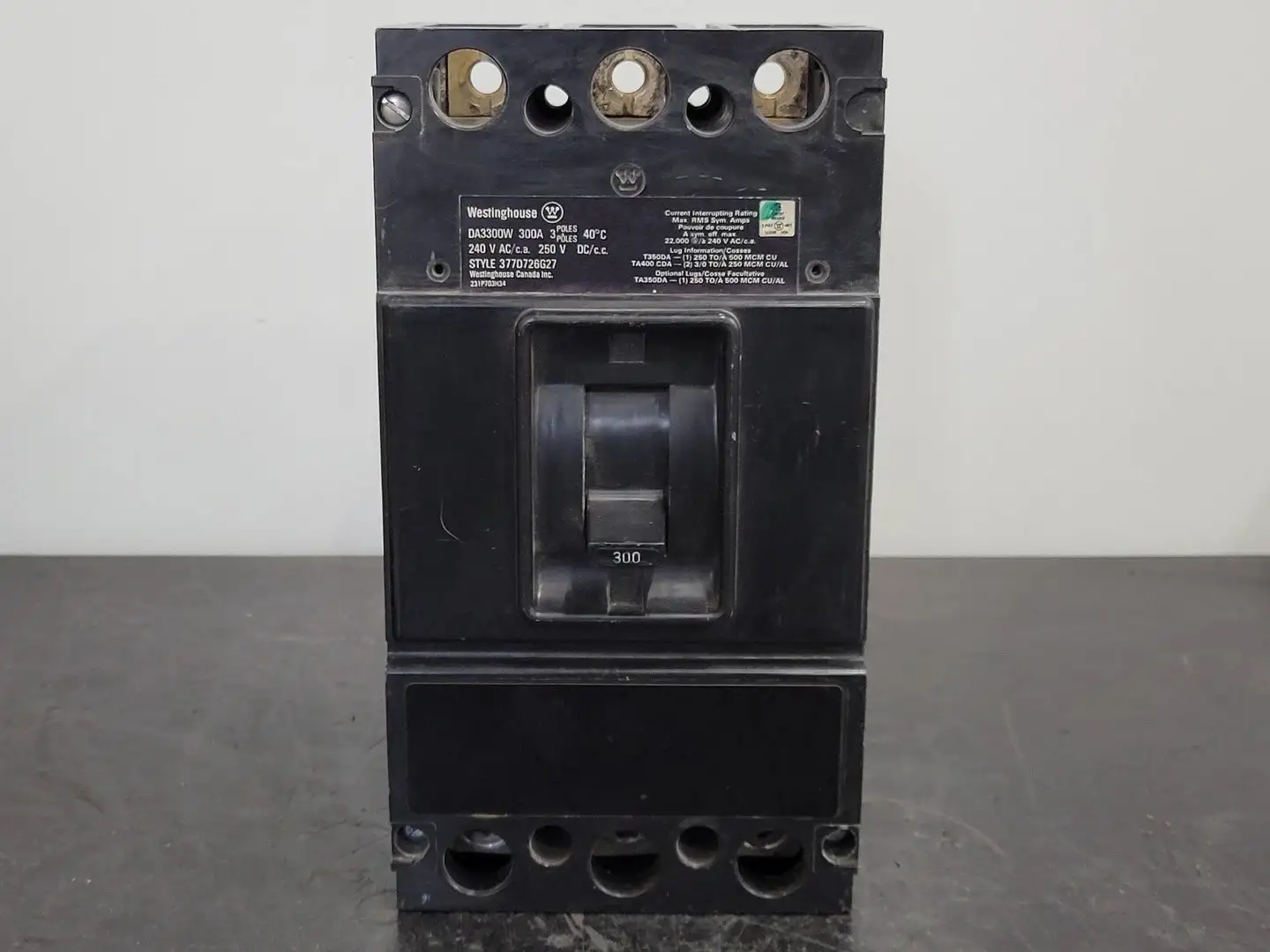 USED WESTINGHOUSE DA3300W