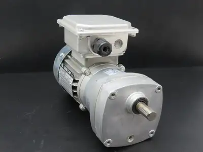 Bison 017-175-0025 Offset Parallel Gearmotor 0.08Hp 230VAC 25.2:1 Ratio 63rpm
