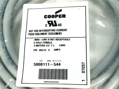 NEW COOPER 5000111-544 CABLE 5000111544