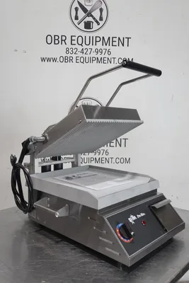 STAR PRO-MAX GROOVED ELECTRIC TWO-SIDED PANINI GRILL MODEL CG14