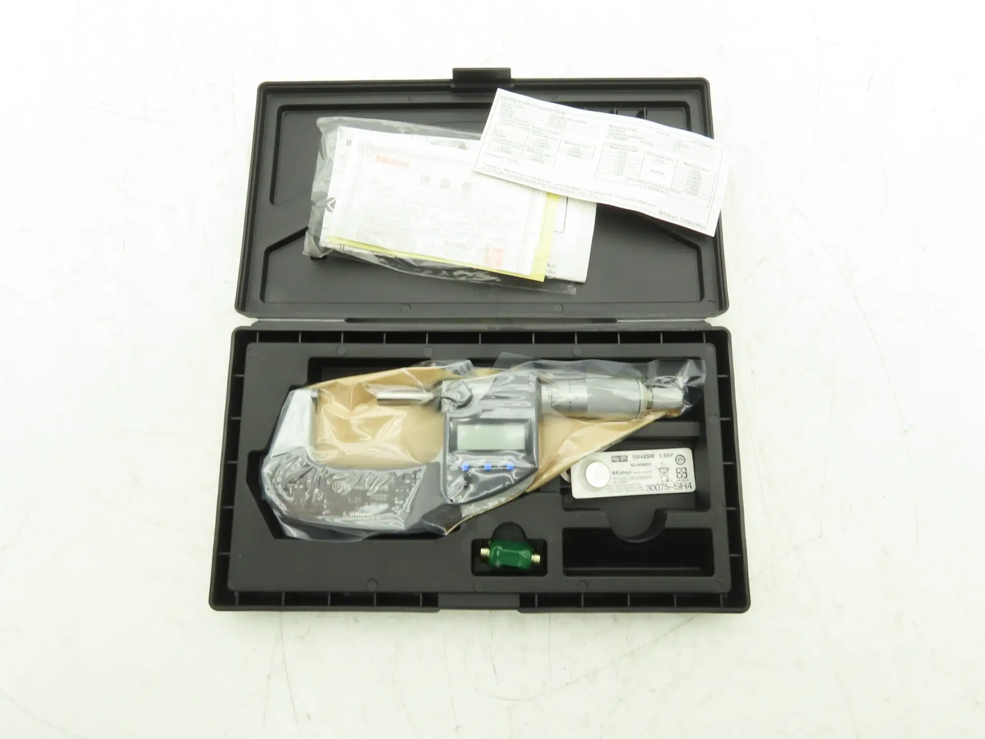 Mitutoyo 293-341-30 Digital Outside Micrometer 1-2" Range .00005" .001mm