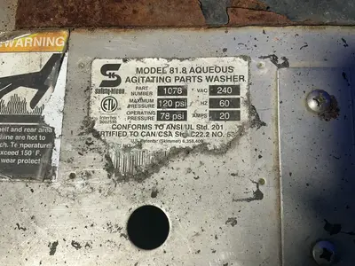 Used SAFETYKLEEN 81.8 Washers Ohio US | HGR 24 #1250473