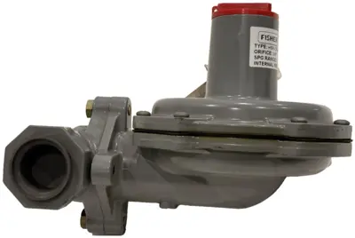 NEW FISHER HSR-CFJBMYN 3/8" REGULATOR W/ RELIEF 1.25-2.2 PSI