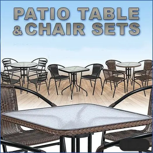 Patio furniture - rattan look