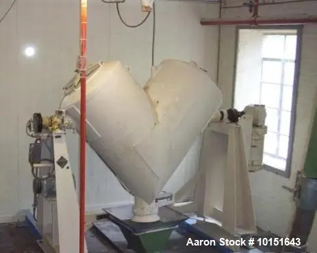 Used PATTERSON KELLEY 20 CUBIC FOOT Double Cone - V Mixers Illinois US | Aaron Equipment #1456831