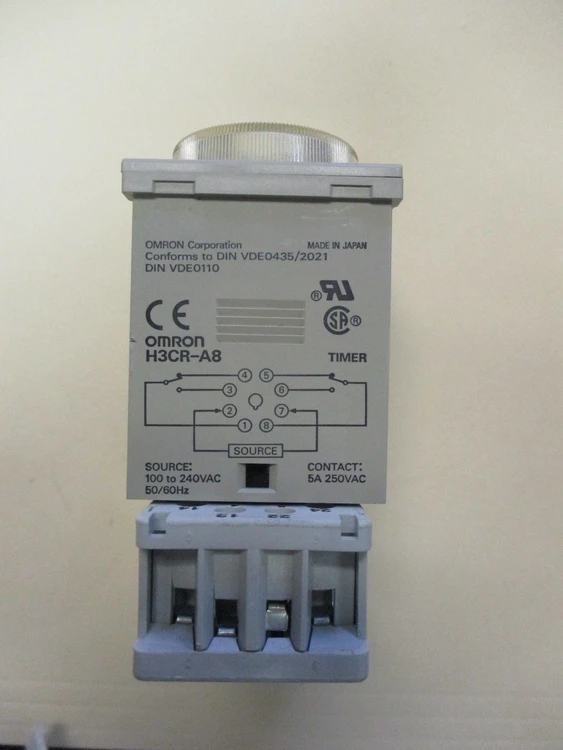 Used Omron Corporation H3CR-A8 Relays & Switches Arizona US | ASSET CONVERSION SPECIALISTS, INC. #320052