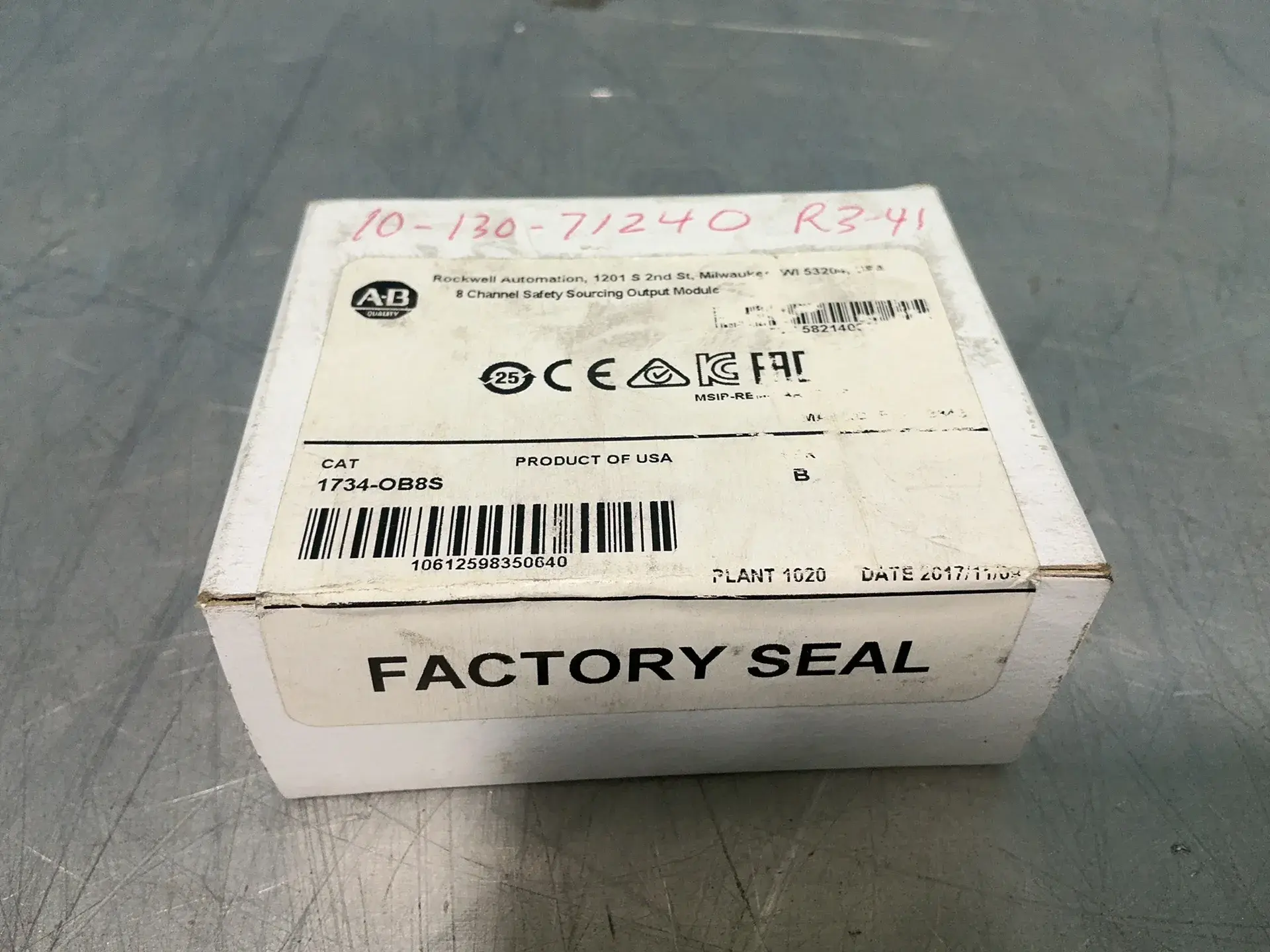 New | in-Stock 2008 ALLENBRADLEY 1734OB8S PLC Input & Output Ohio US | HGR 24 #1550058