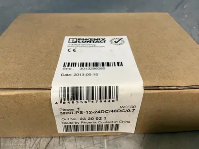 New | in-Stock 2013 PHOENIX CONTACT MINIPS1224DC/48DC/0.7 DIN Rail Power Supplies Ohio US | HGR 24 #1463353