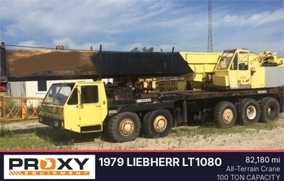 Used 1979 LIEBHERR LT1080 Mobile Cranes Indiana US | Proxy Equipment #1384986