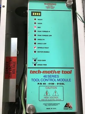 Used TECH MOTIVE C4046A01V02CV02 Interface Monitors Michigan US | Ideal Machinery #1233000