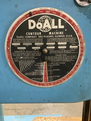 Used DOALL 2013-20 Vertical Band Saws Michigan US | iGAM Industrial Marketplace #1367966