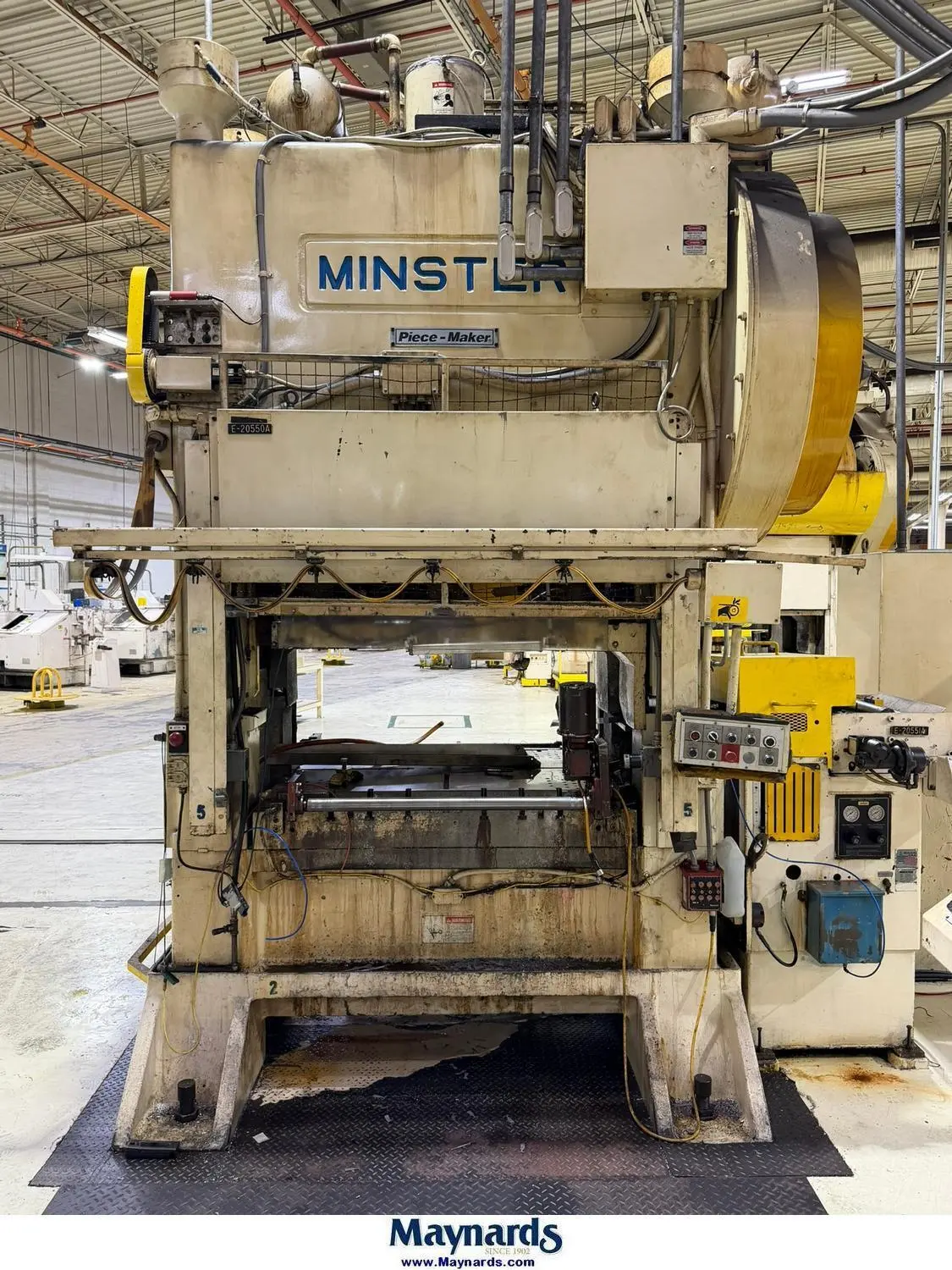 150 Ton Minster Piecemaker Geared High Speed Mechanical Press, 60" x 40" bed
