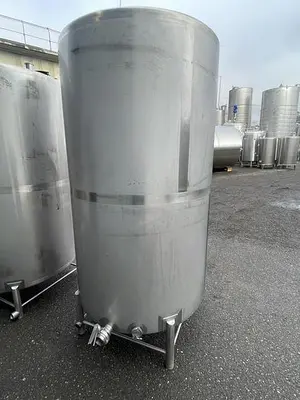 (2) Available - Used BCast 2000L (Approx 550 Gal) single wall closed top Storage tanks