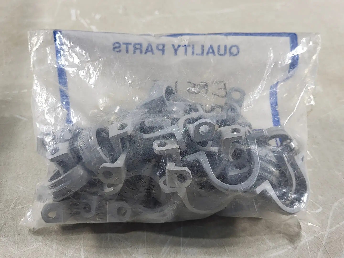 3/4" 2 Hole PVC Pipe Strap (Packet of 49 Pieces)