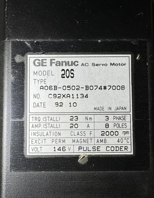 FANUC A06B-0502-B074 Servo Motor | Shelby Machinery LLC (2)